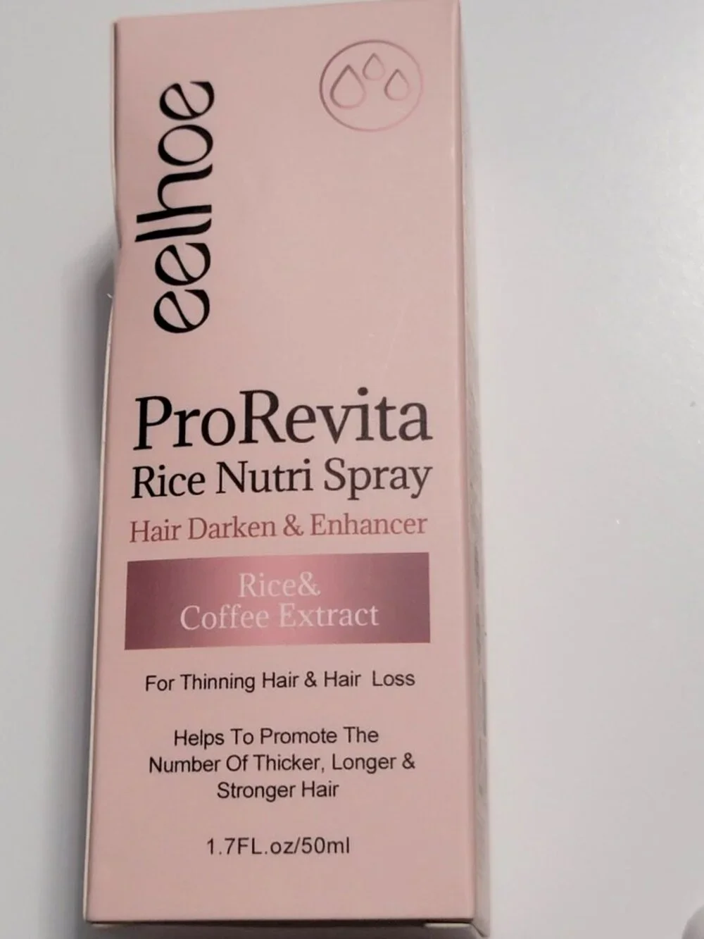 EELHOE ProRevita Rice Nutri Spray with Coffee Hair Darken and Enhancer